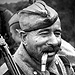 Советский солдат на отдыхе. Германия, 1945 год. Автор: ТАСС
