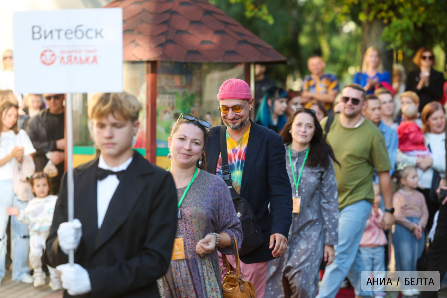 В Гродно открылся V открытый фестиваль кукольных театров "Лялькi над Нёманам'"