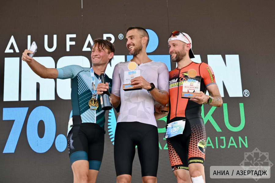 В Баку стартовало соревнование по триатлону IRONMAN 70.3