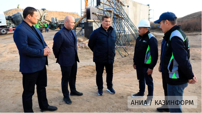 Новый участок международного коридора «Западная Европа — Западный Китай» открыли в Казахстане
