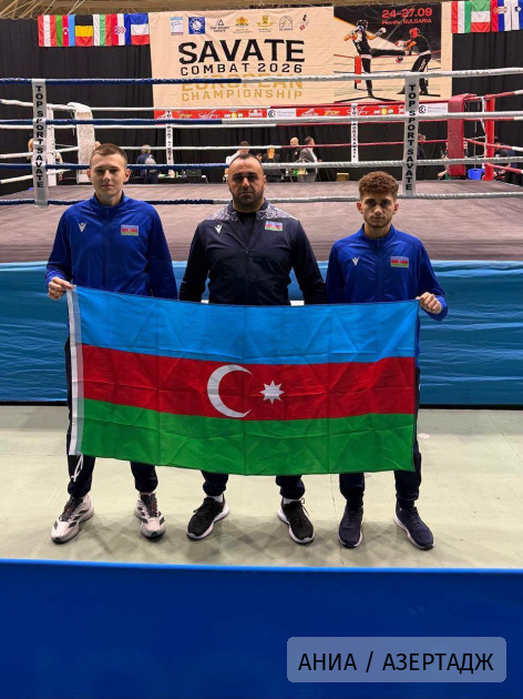 Азербайджанские спортсмены завоевали 2 медали на чемпионате Европы по савату
