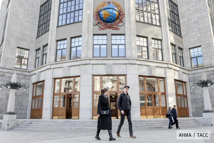 Москва. Новый кампус Центрального университета, который располагается в здании Центрального телеграфа на Тверской улице. Валерий Шарифулин/ТАСС