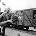 Встреча участников Великой Отечественной войны на станции Баладжары в Азербайджане, 1945 год. Автор: АзерТАдж