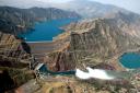 Водохранилище крупнейшей в Центральной Азии Нурекской ГЭС